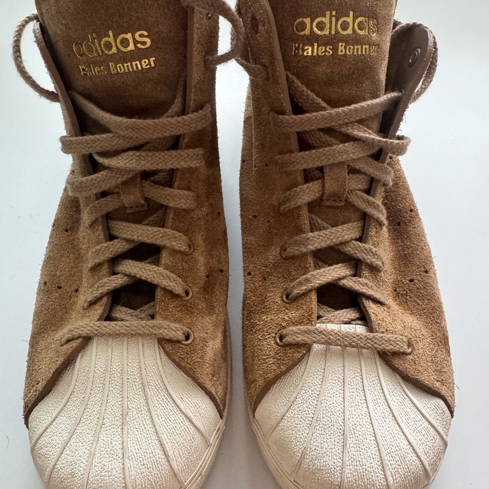 Adidas x Wales Bonner Superstar Hi-Top Brown Suede Sneaker